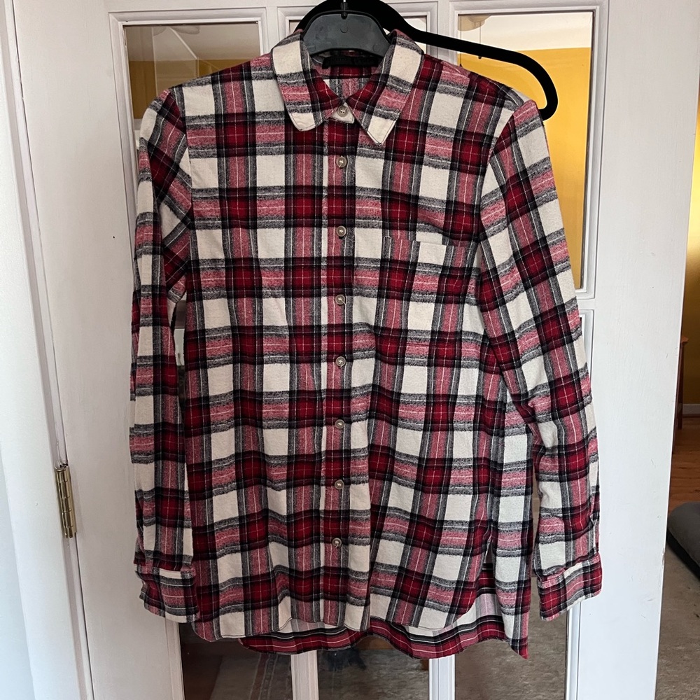 Brushed Flannel Button Down